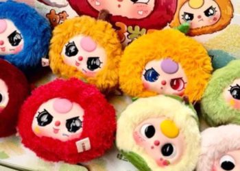 Baby Three fruit cute plush pendant series siêu dễ thương