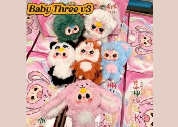 Baby Three V3: Đồ chơi nhồi bông đẹp, an toàn, phong cách thời thượng