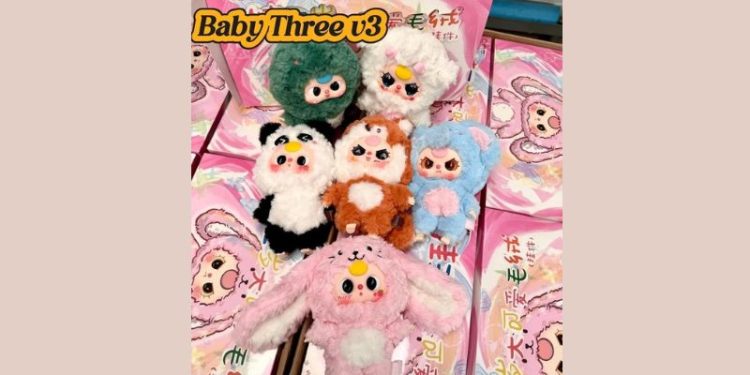 Baby Three V3: Đồ chơi nhồi bông đẹp, an toàn, phong cách thời thượng