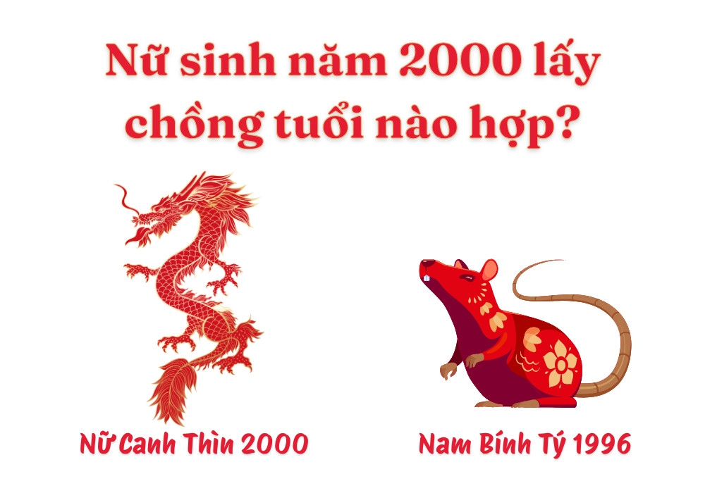 Nữ sinh năm 2000 lấy chồng tuổi nào hợp? Nữ Canh Thìn 2000 – Nam Bính Tý 1996