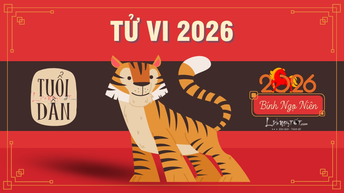 Hình minh họa về một bức tranh tử vi hoặc biểu đồ chiêm tinh về tuổi Dần năm 2026