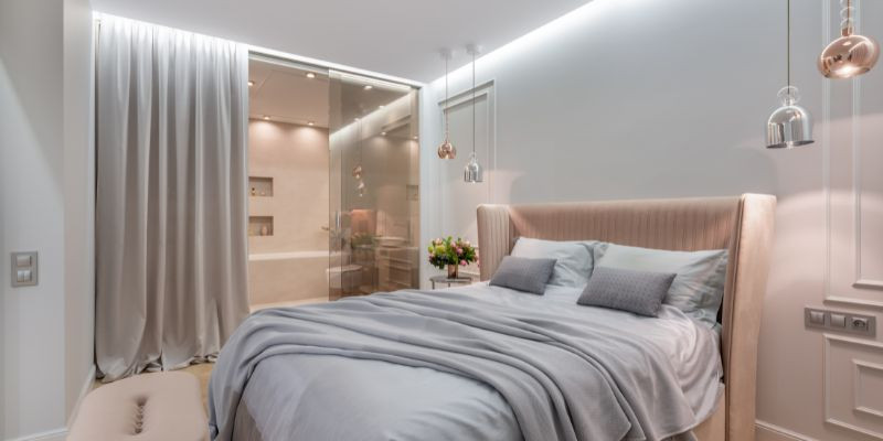 Giường ngủ nên được đặt ở những không gian yên tĩnh