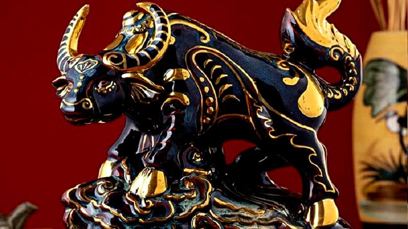 Tượng trâu phong thủy