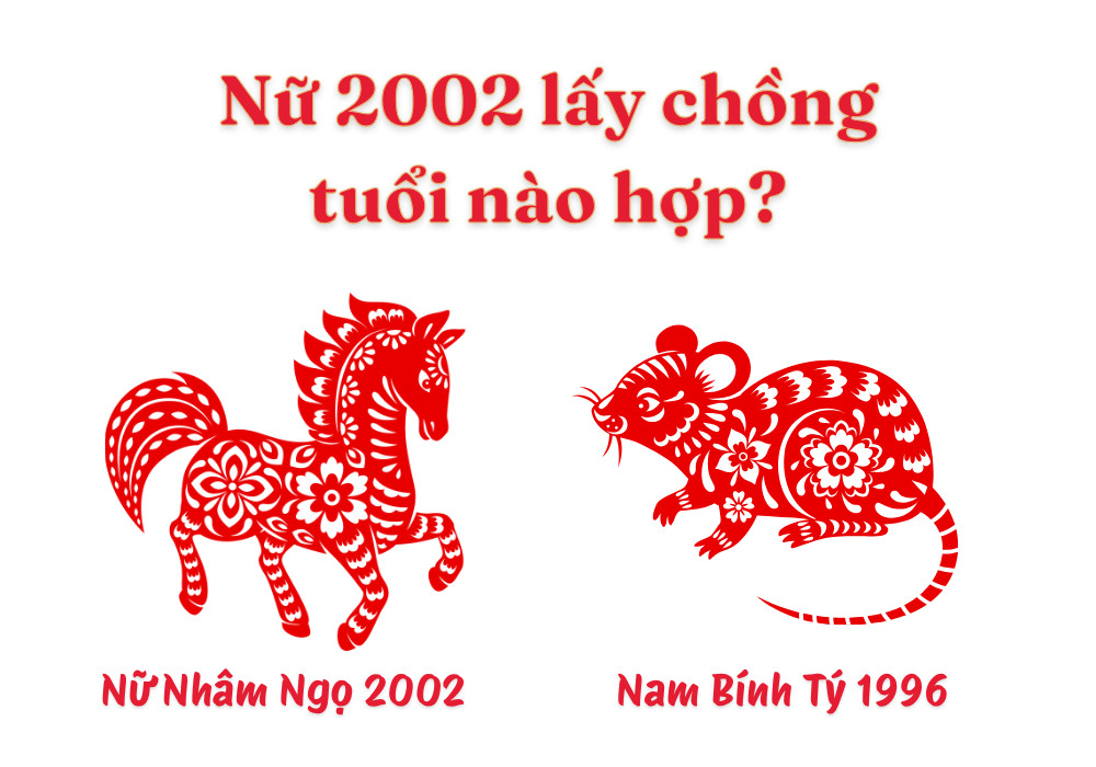 Nữ Nhâm Ngọ 2002 – Nam Bính Tý 1996