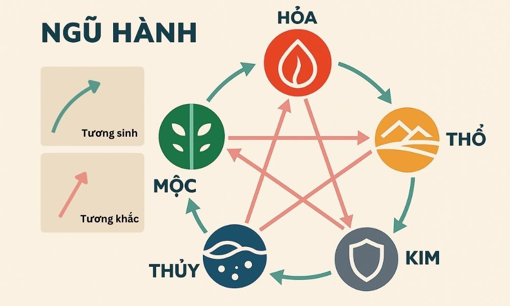 Mệnh Thủy hợp với mệnh Kim và mệnh Mộc