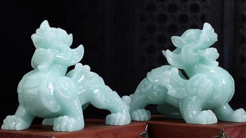 Tượng Tỳ Hưu đá quý, linh vật phong thủy chiêu tài lộc