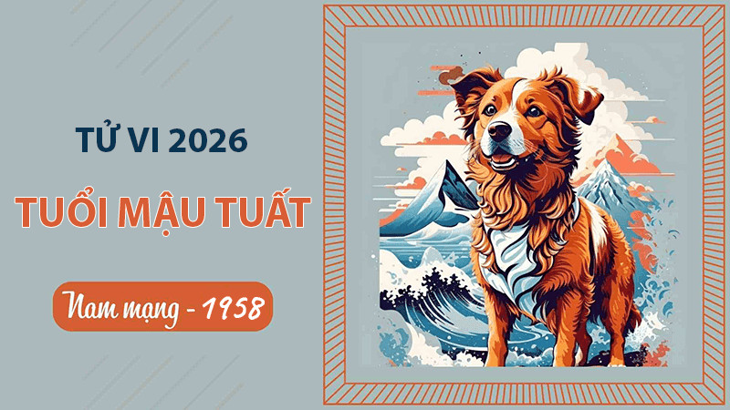 Nam 2026 nam Mậu Tuất có vận trình khá ổn định nhờ sự tương sinh giữa Thiên Hà Thủy và mệnh Mộc của mình