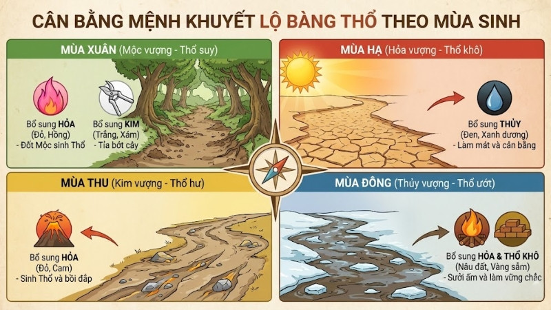Mệnh khuyết tuổi Tân Mùi 1991 theo mùa sinh