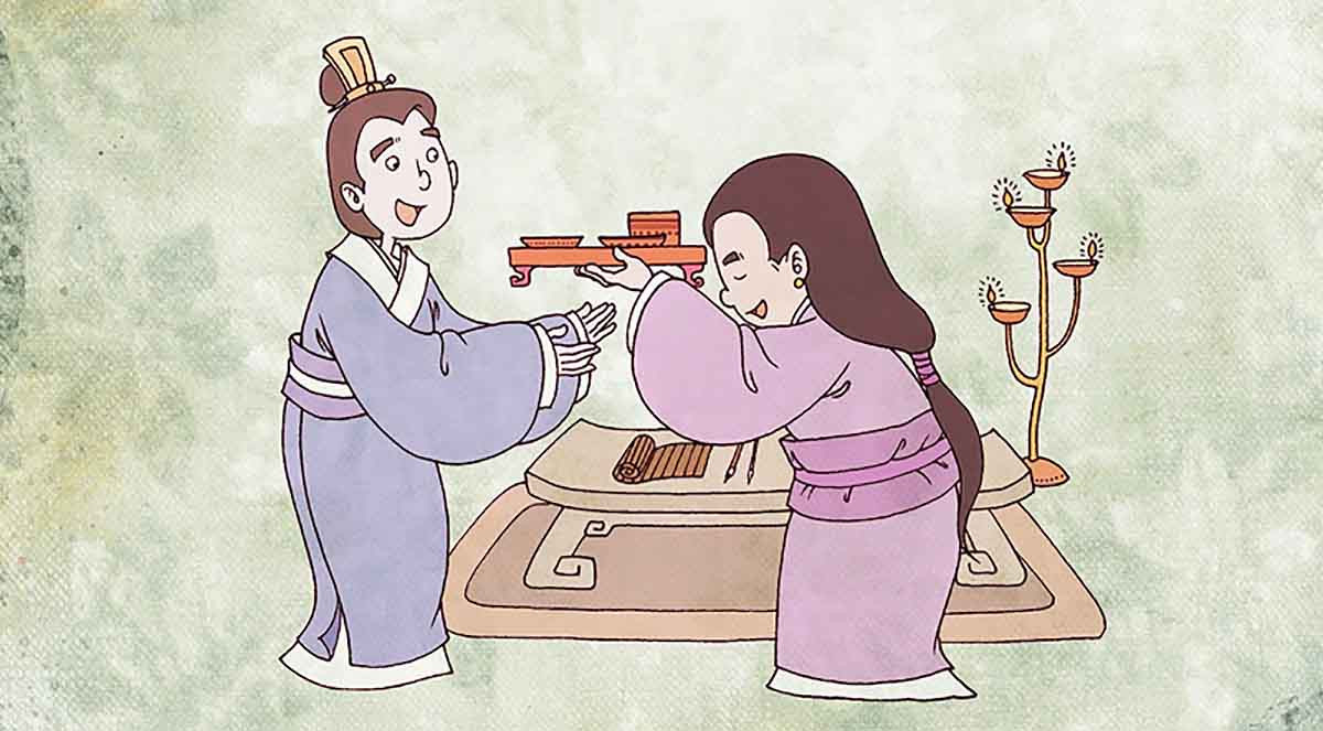 Bức ảnh minh họa việc xem bói tình duyên cho nam sinh năm 1995 và nữ sinh năm 1996