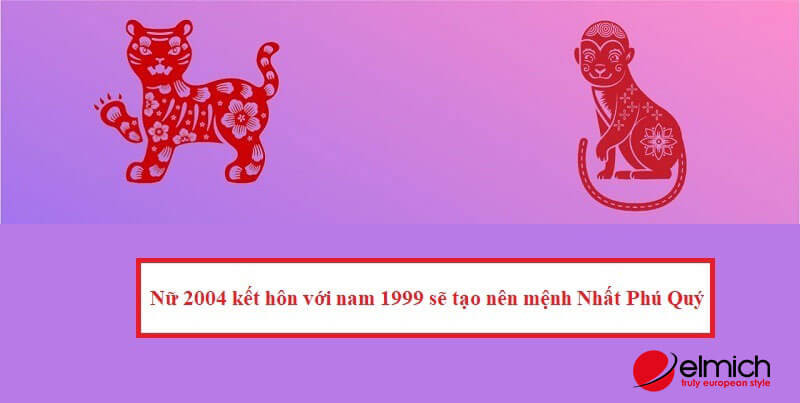 Nữ 2004 kết hôn với nam 1999 sẽ tạo nên mệnh Nhất Phú Quý, biểu tượng của sự giàu sang và sung túc