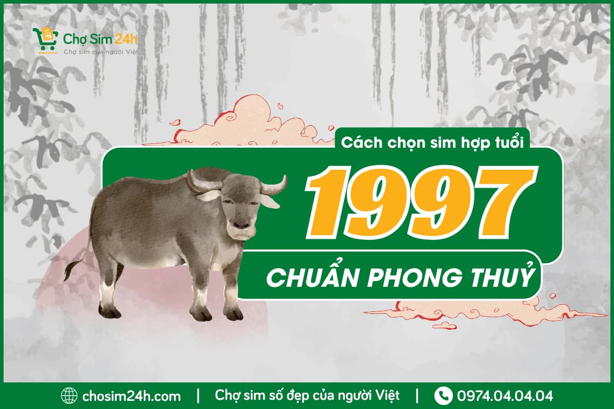 Các yếu tố phong thủy cần xem xét khi chọn sim hợp tuổi 1997