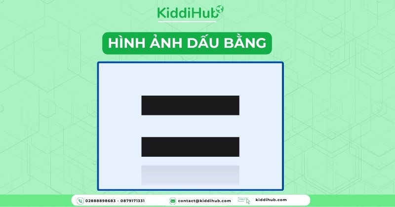 Hình ảnh minh họa ký hiệu dấu bằng
