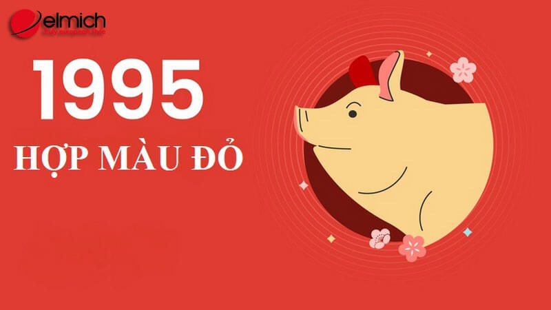 Màu đỏ rực rỡ tượng trưng cho sự may mắn và năng lượng dồi dào, là màu hợp nhất với người sinh năm 1995