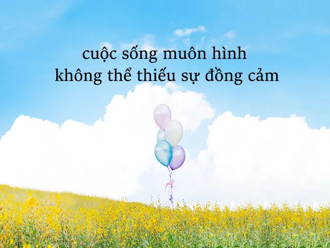 Một người đang an ủi người khác
