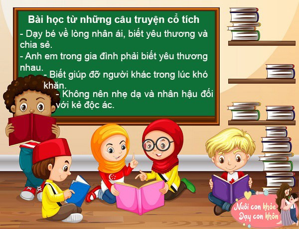 Vẻ đẹp của những câu chuyện cổ tích giữ gìn cái thiện trong tâm hồn trẻ thơ